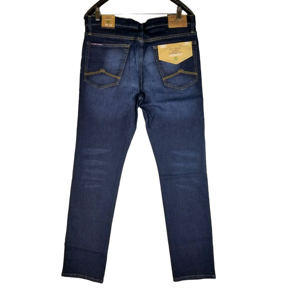 U.S‎ Polo Assn 1890 Men's Jeans Size 34x32 Blue Straight NWT - Picture 2 of 12